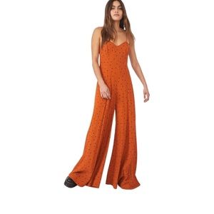 Free People Large Polka dot Jumpsuit